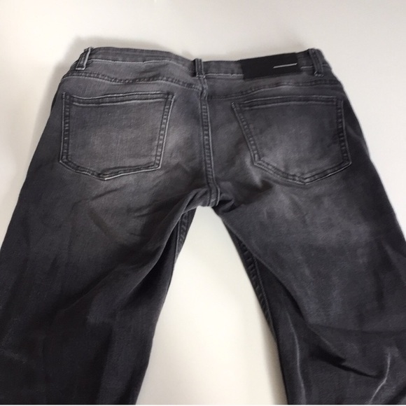 BLK DNM Grey Distressed Skinny Jeans - Picture 7 of 8